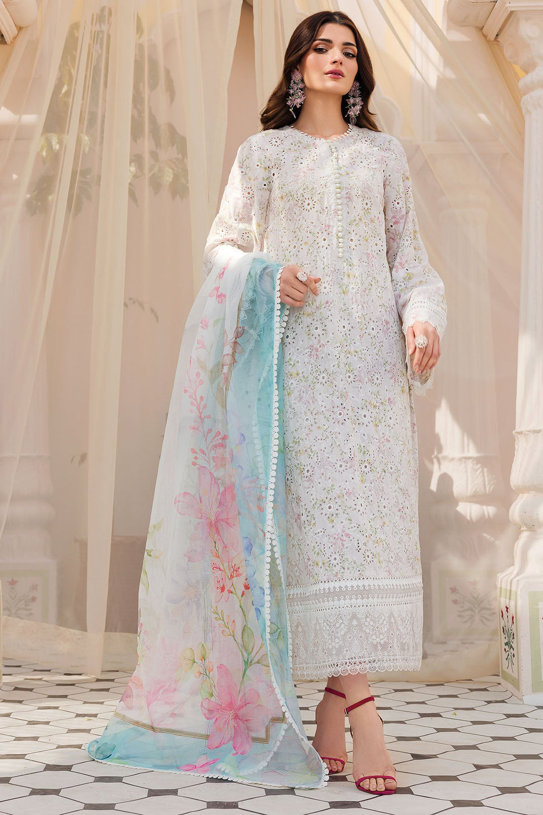 Motifz | Amal Luxury Lawn | 4622 - Khanumjan  Pakistani Clothes and Designer Dresses in UK, USA
