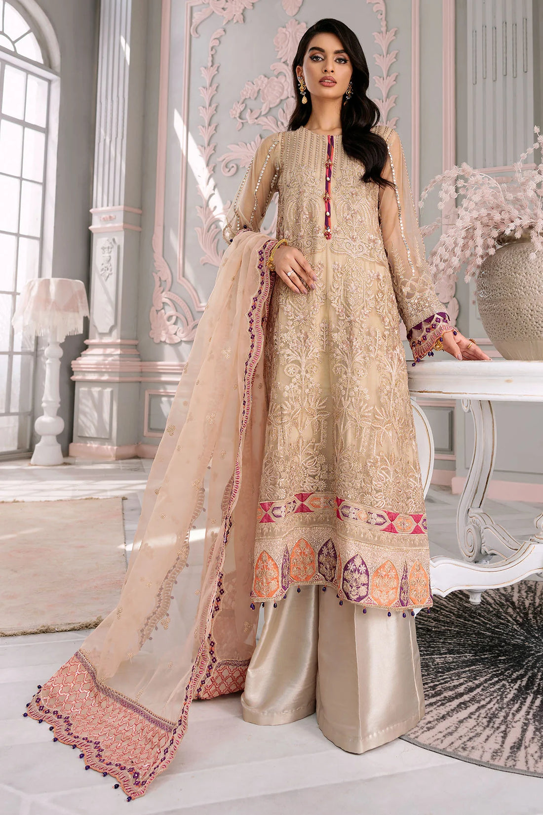Motifz | Premium Embroidered Formals 24 | 3391 - Khanumjan  Pakistani Clothes and Designer Dresses in UK, USA