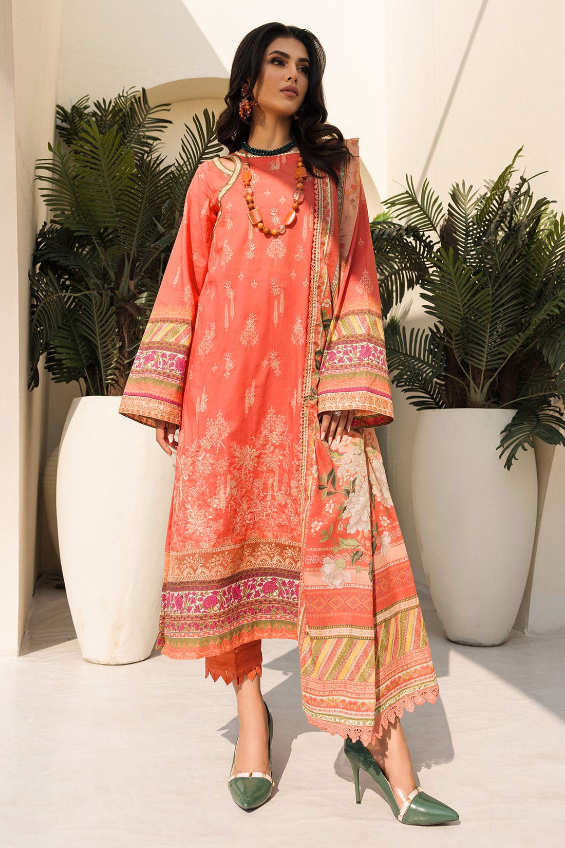 Motifz | Umang Luxury Lawn | A-03 - Khanumjan  Pakistani Clothes and Designer Dresses in UK, USA