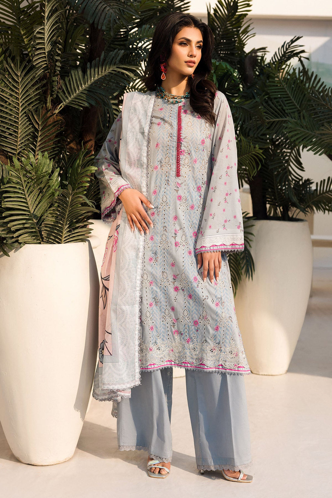 Motifz | Umang Luxury Lawn | A-04 - Khanumjan  Pakistani Clothes and Designer Dresses in UK, USA