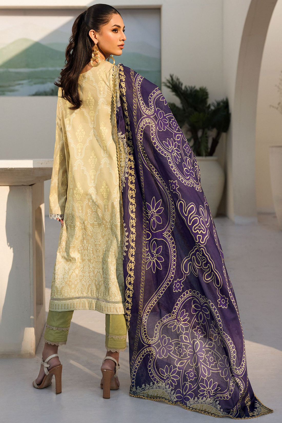 Motifz | Umang Luxury Lawn | A-05 - Khanumjan  Pakistani Clothes and Designer Dresses in UK, USA
