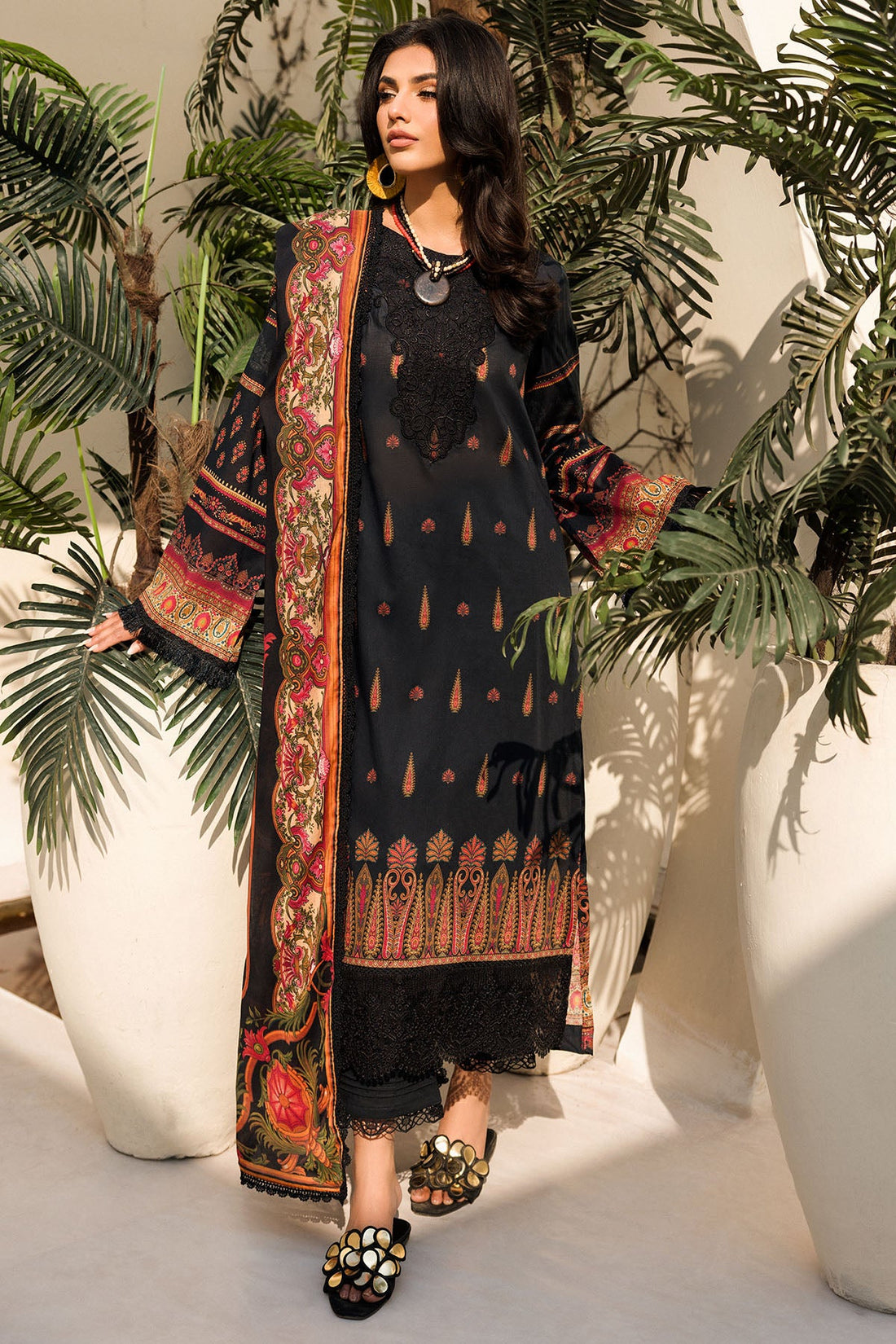 Motifz | Umang Luxury Lawn | A-08 - Khanumjan  Pakistani Clothes and Designer Dresses in UK, USA