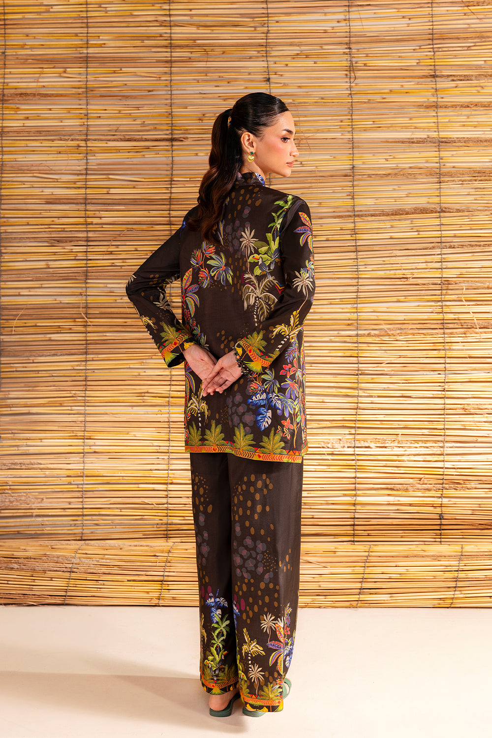 Saira Rizwan | Silk Coords 25 | COCONUT CRUSH - SRSP-25-02