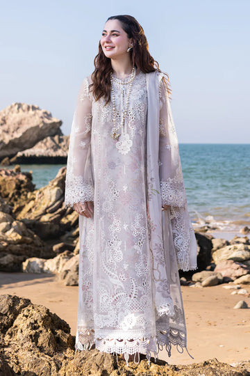 Qalamkar | Sahil Kinare Luxury Lawn | FP-11 EMIRA - Khanumjan Pakistani Clothes and Designer Dresses in UK, USA