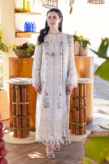 Qalamkar | Sahil Kinare Luxury Lawn | FP-12 MARWA - Khanumjan Pakistani Clothes and Designer Dresses in UK, USA