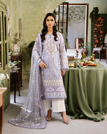 Roheenaz | Flora Printed Lawn | Lumina - Khanumjan Pakistani Clothes and Designer Dresses in UK, USA