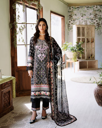 Roheenaz | Flora Printed Lawn | Veridian - Khanumjan Pakistani Clothes and Designer Dresses in UK, USA