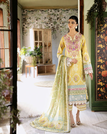 Roheenaz | Flora Printed Lawn | Mystique - Khanumjan Pakistani Clothes and Designer Dresses in UK, USA