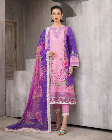 Roheenaz | Azalea Printed Lawn 24 | Luxe Bloom - Khanumjan Pakistani Clothes and Designer Dresses in UK, USA