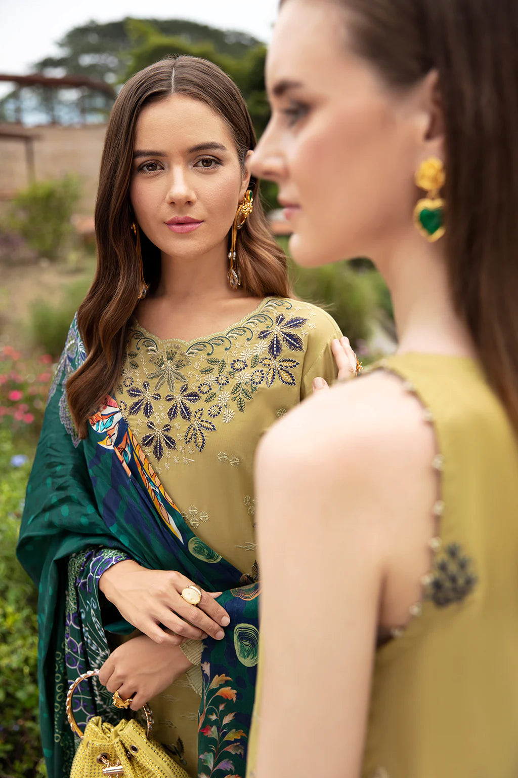 Ramsha | Andaz Collection | OLIVE GREEN - Khanumjan  Pakistani Clothes and Designer Dresses in UK, USA
