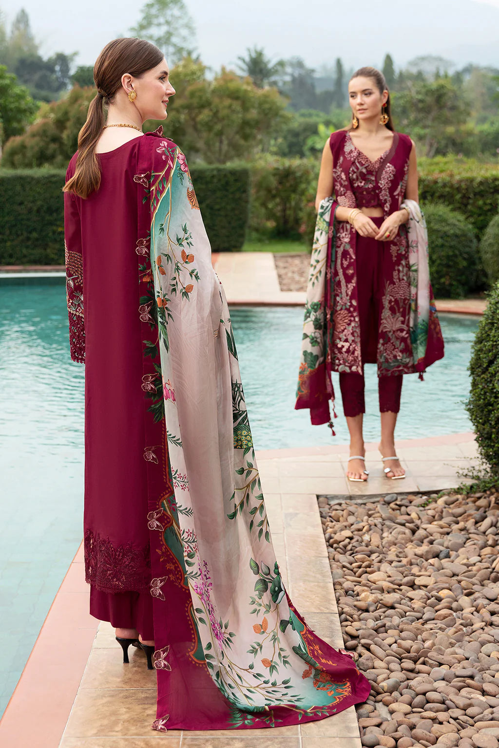 Ramsha | Andaz Collection | CRIMSON GLOW - Khanumjan  Pakistani Clothes and Designer Dresses in UK, USA