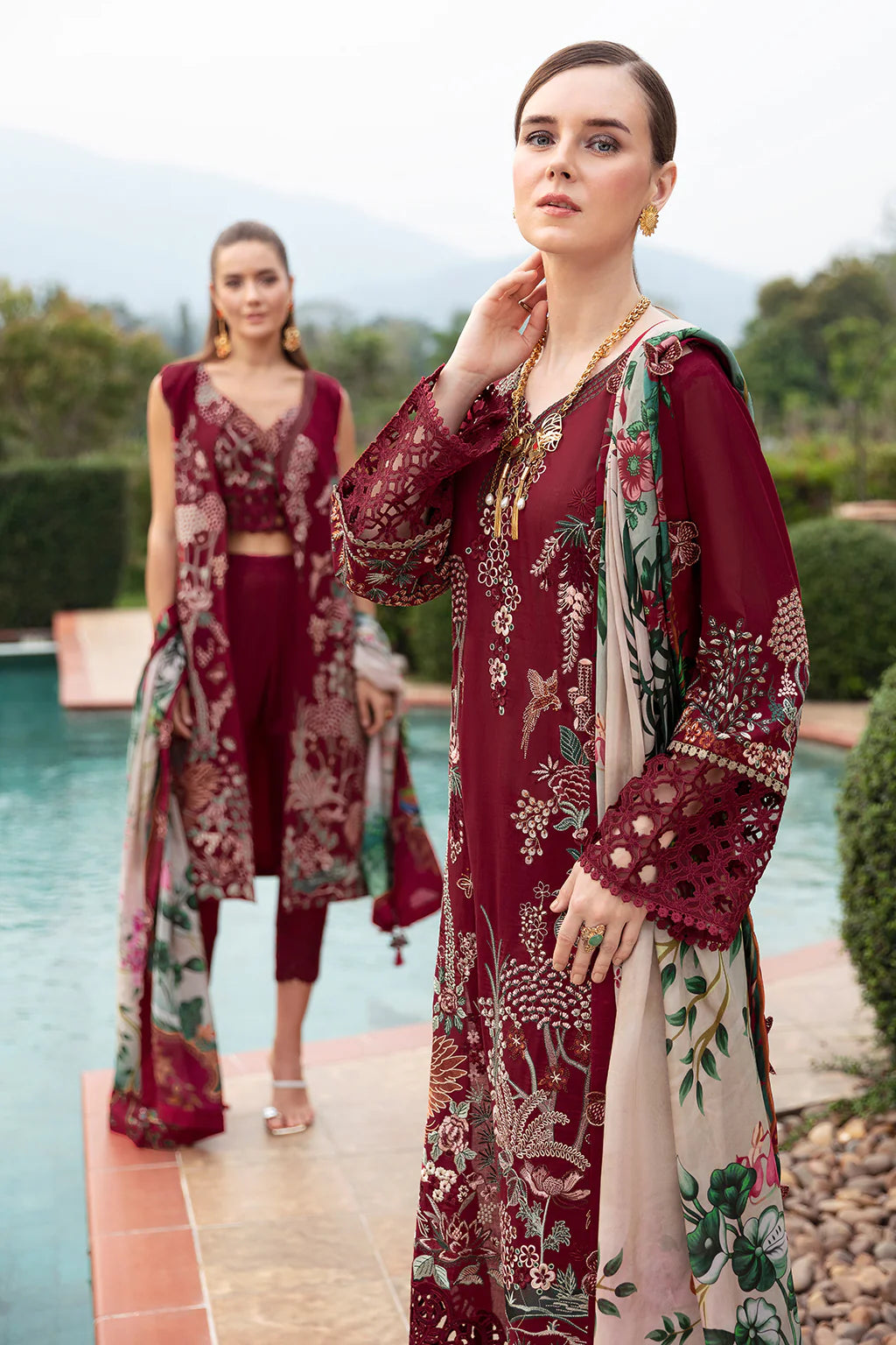 Ramsha | Andaz Collection | CRIMSON GLOW - Khanumjan  Pakistani Clothes and Designer Dresses in UK, USA