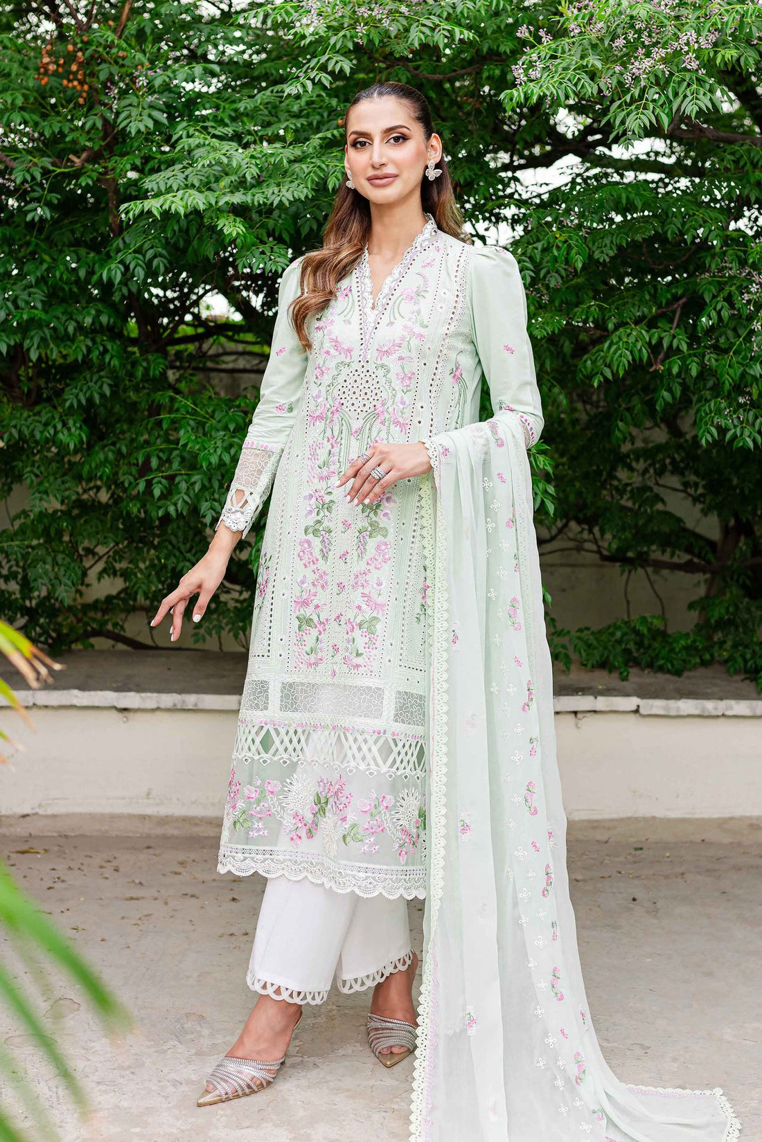 Sable Vogue | Shiree Lawn 24 | Mint Garden - Khanumjan  Pakistani Clothes and Designer Dresses in UK, USA