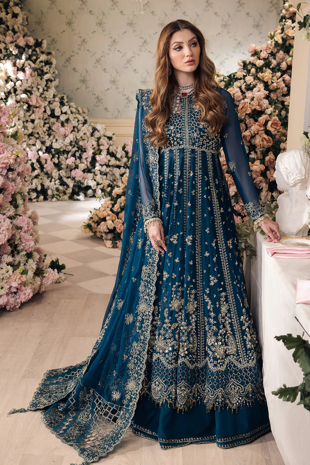 Saad Shaikh | Panache Luxury Chiffon 24 | Yumna - Khanumjan  Pakistani Clothes and Designer Dresses in UK, USA