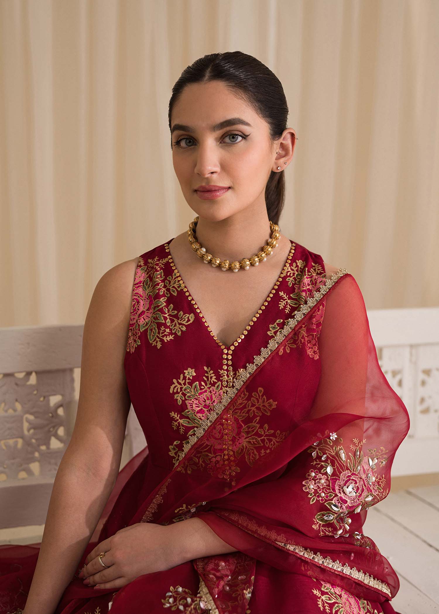 Sadaf Fawad Khan | Lyla Festive Pret | Deep Rose - Khanumjan  Pakistani Clothes and Designer Dresses in UK, USA