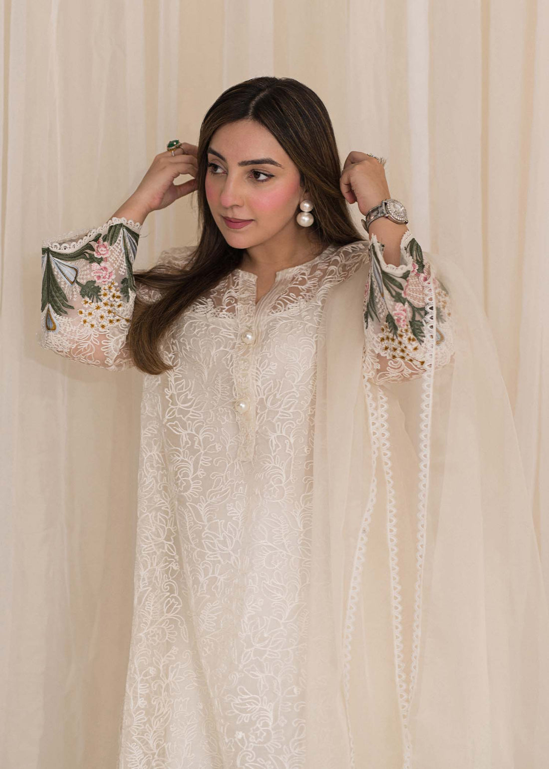 Sadaf Fawad Khan | Lyla Festive Pret | Plumeria - Khanumjan  Pakistani Clothes and Designer Dresses in UK, USA