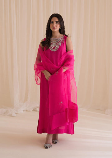 Sadaf Fawad Khan | Lyla Festive Pret | Vantine Fuchsia - Khanumjan  Pakistani Clothes and Designer Dresses in UK, USA