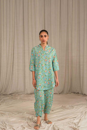 Sahar | Print Edit SS24 | P-19 - Khanumjan Pakistani Clothes and Designer Dresses in UK, USA