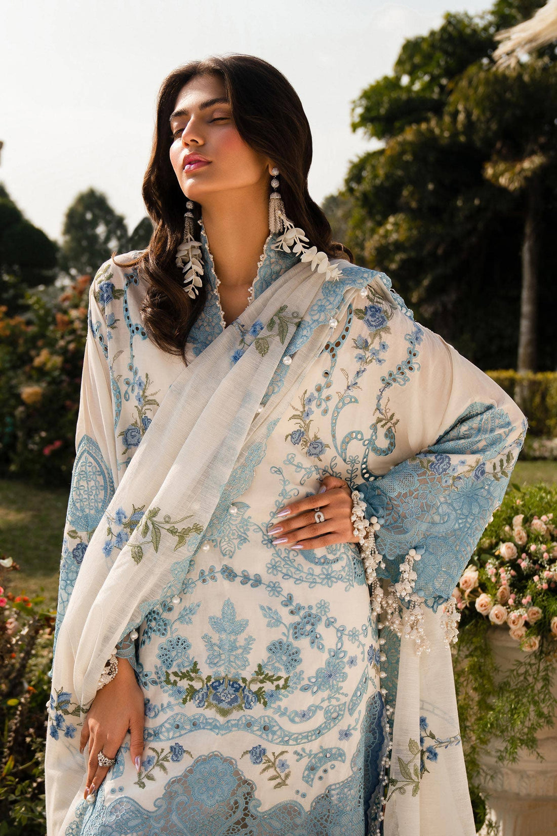 Sana Safinaz | Luxury Collection 24 | L241-004A-3CV - Khanumjan  Pakistani Clothes and Designer Dresses in UK, USA