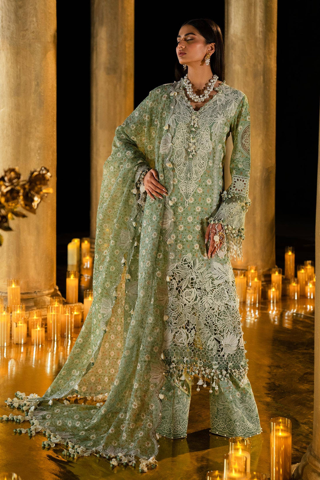 Sana Safinaz | Luxury Collection 24 | L241-005B-3CU - Khanumjan  Pakistani Clothes and Designer Dresses in UK, USA