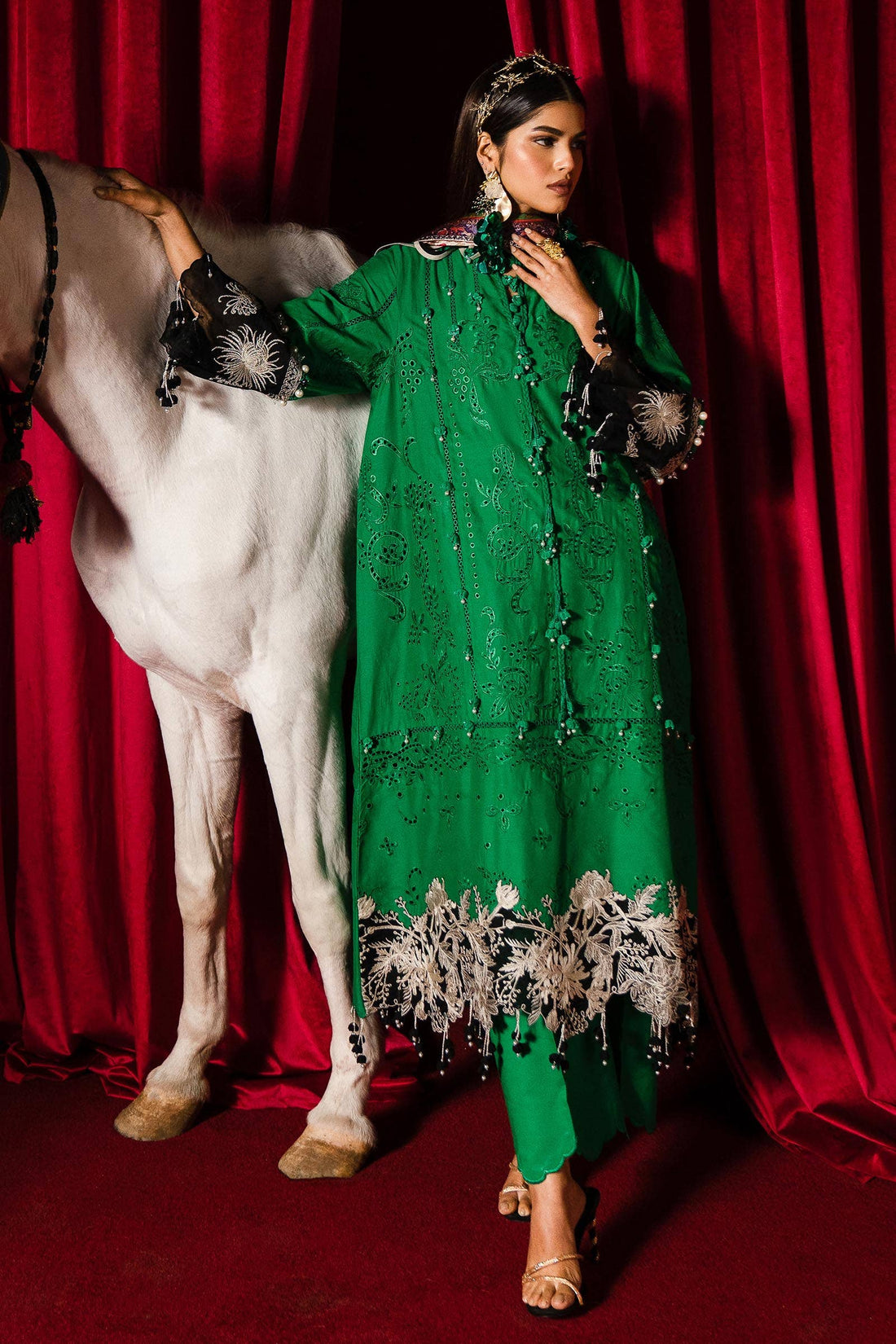 Sana Safinaz | Luxury Collection 24 | L241-001B-3CL - Khanumjan  Pakistani Clothes and Designer Dresses in UK, USA