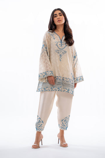Sania Maskatiya | Eid Collection | Ezra (A) - Khanumjan Pakistani Clothes and Designer Dresses in UK, USA