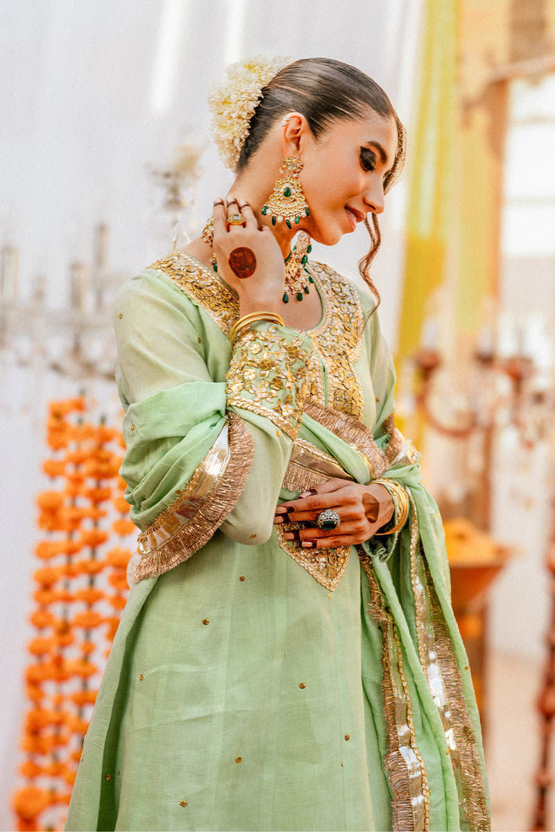 The Pink Tree Company | Gota Tikli | AARSI - Khanumjan  Pakistani Clothes and Designer Dresses in UK, USA