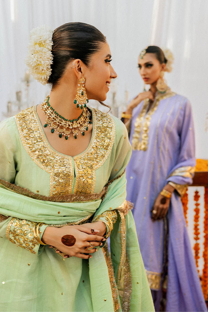 The Pink Tree Company | Gota Tikli | AARSI - Khanumjan  Pakistani Clothes and Designer Dresses in UK, USA