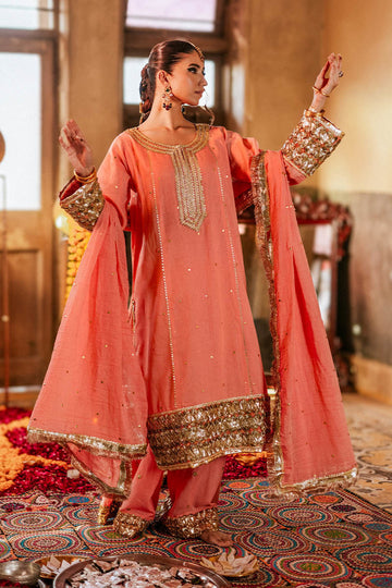 The Pink Tree Company | Gota Tikli | CHAMPA KALI - Khanumjan Pakistani Clothes and Designer Dresses in UK, USA