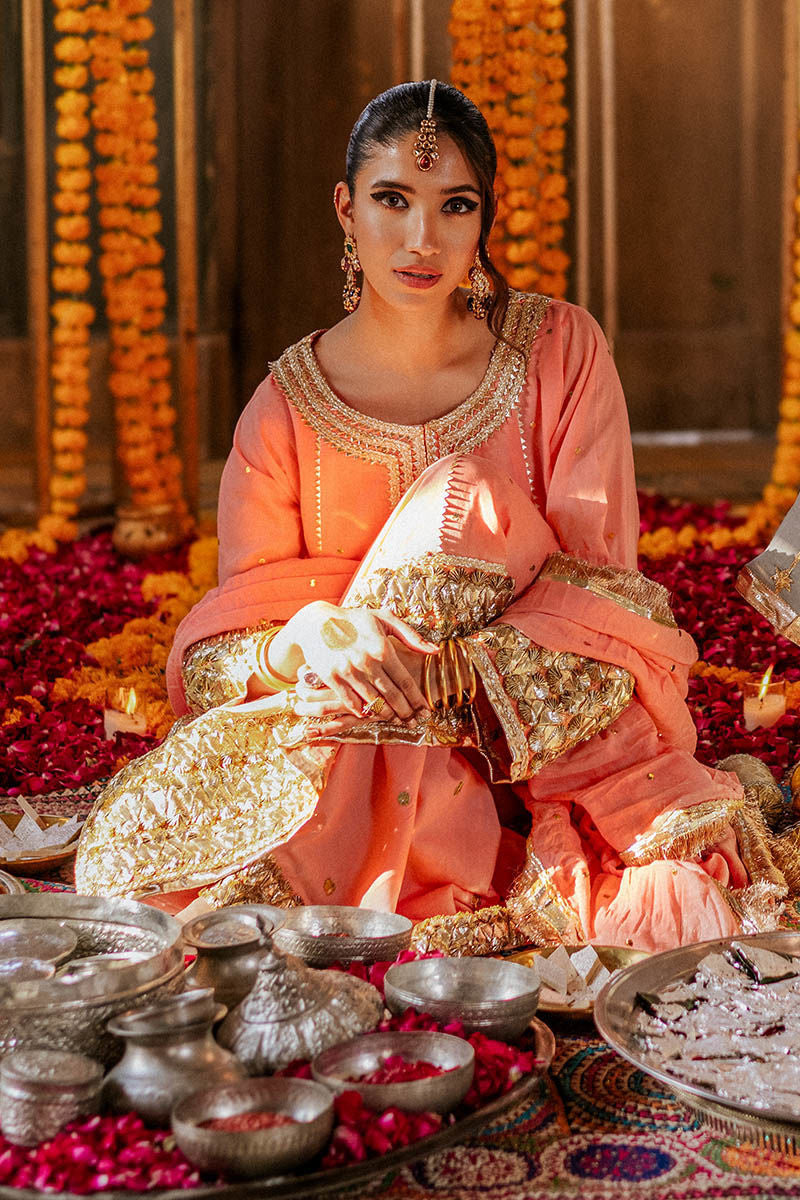 The Pink Tree Company | Gota Tikli | CHAMPA KALI - Khanumjan  Pakistani Clothes and Designer Dresses in UK, USA