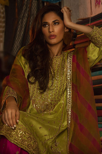 The Pink Tree Company | Wedding Wear | CITRUS PLEASURE - Khanumjan Pakistani Clothes and Designer Dresses in UK, USA