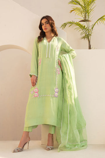 Leon | Leon Luxe Collection | Lush Green Symphony - Khanumjan Pakistani Clothes and Designer Dresses in UK, USA