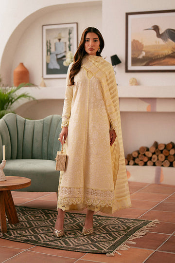 Saffron | Mystere Festive Lawn | Lenora - Khanumjan Pakistani Clothes and Designer Dresses in UK, USA