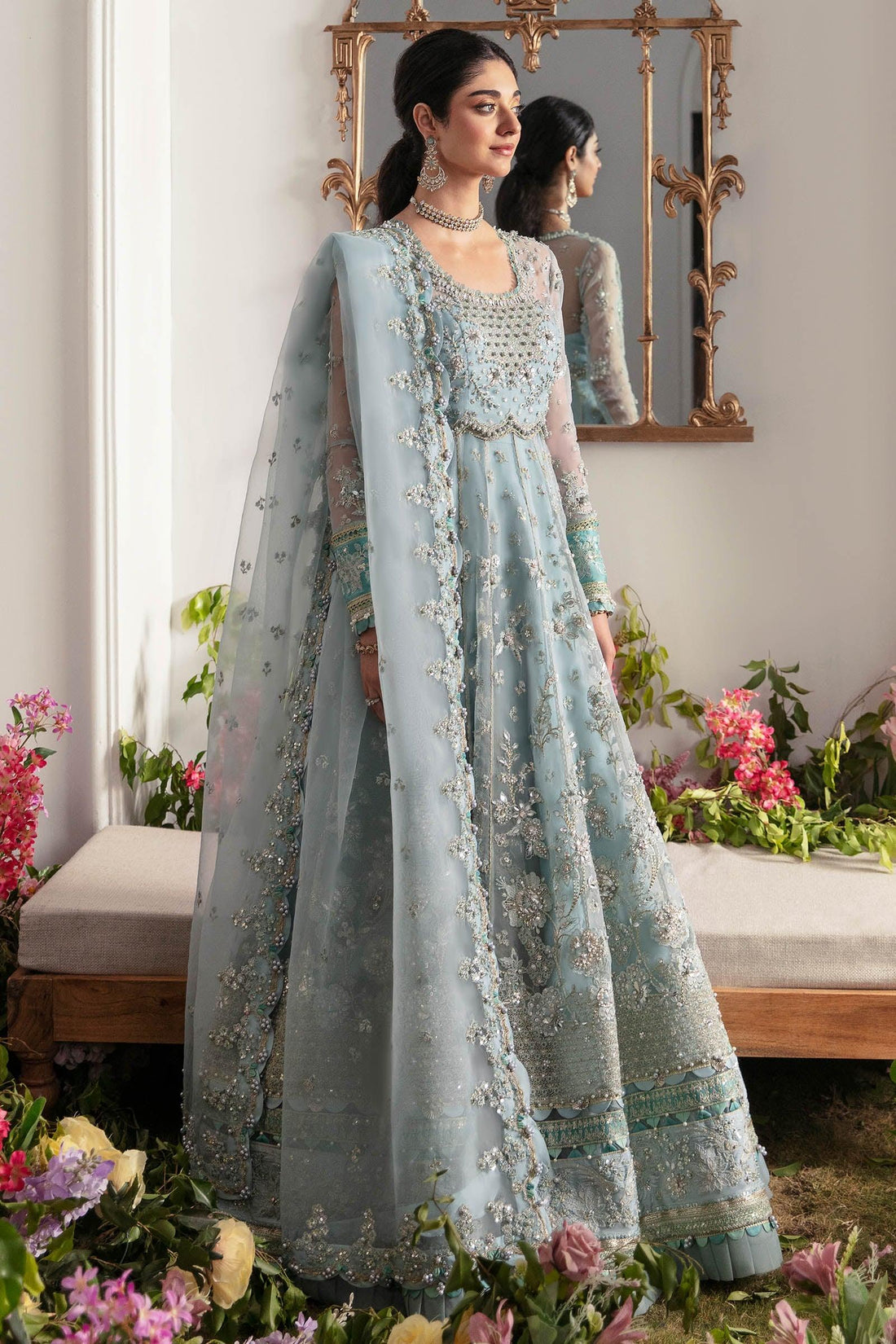 Zaha | Gossamer Formals 23 | MIRZETA (ZC23-06) - Khanumjan  Pakistani Clothes and Designer Dresses in UK, USA