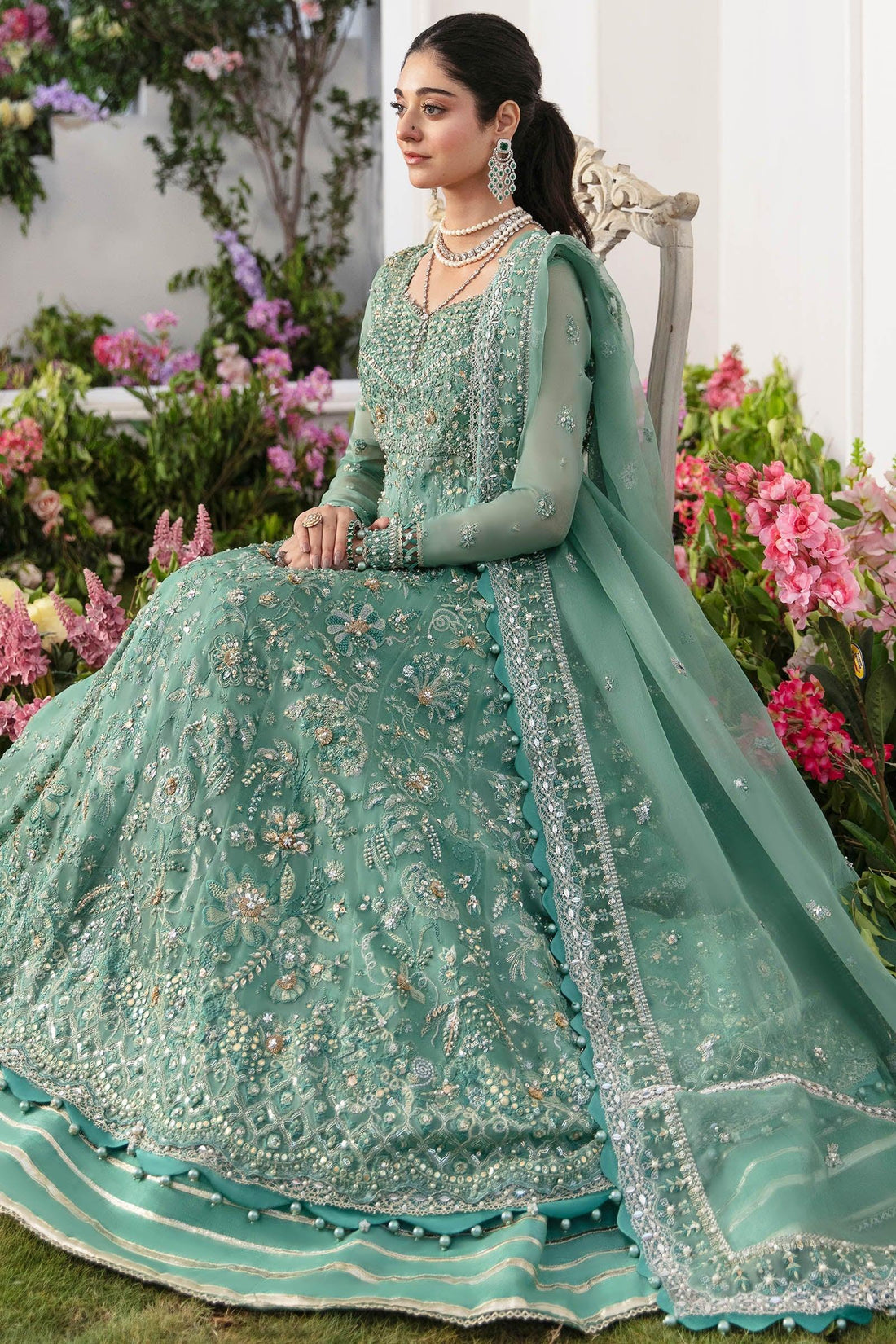 Zaha | Gossamer Formals 23 | MELTEM (ZC23-07) - Khanumjan  Pakistani Clothes and Designer Dresses in UK, USA