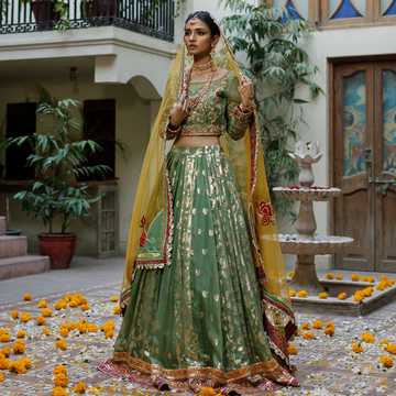 Wahajmkhan | Bahar Begum Formals | GREEN GALORE - Khanumjan Pakistani Clothes and Designer Dresses in UK, USA