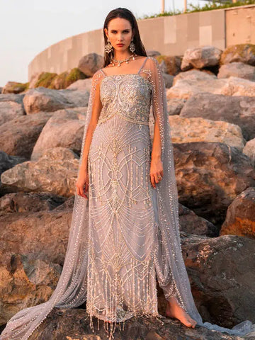 Epoque | Ciel Luxury Couture | Voir - Khanumjan Pakistani Clothes and Designer Dresses in UK, USA