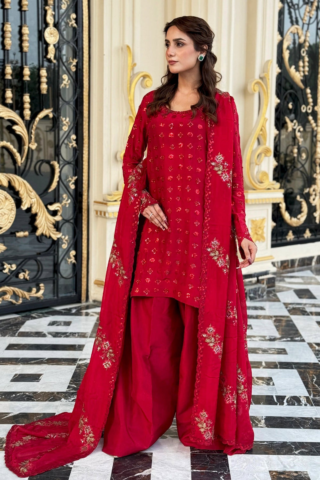 Mina Kashif | Loona Lawn 25 | Ruby