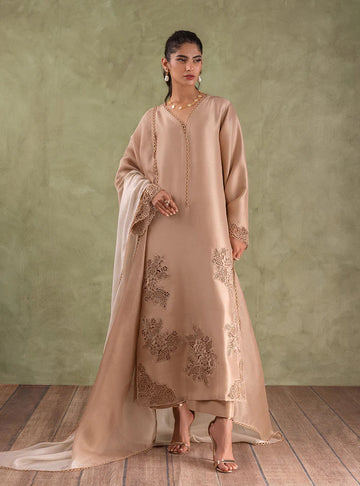Zainab Chottani | Eid Edit 24 | Coral Champagne - Khanumjan Pakistani Clothes and Designer Dresses in UK, USA