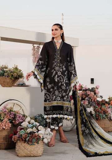 Zarqash | Luxe Lawn 24 | ZQ 14 - Khanumjan Pakistani Clothes and Designer Dresses in UK, USA