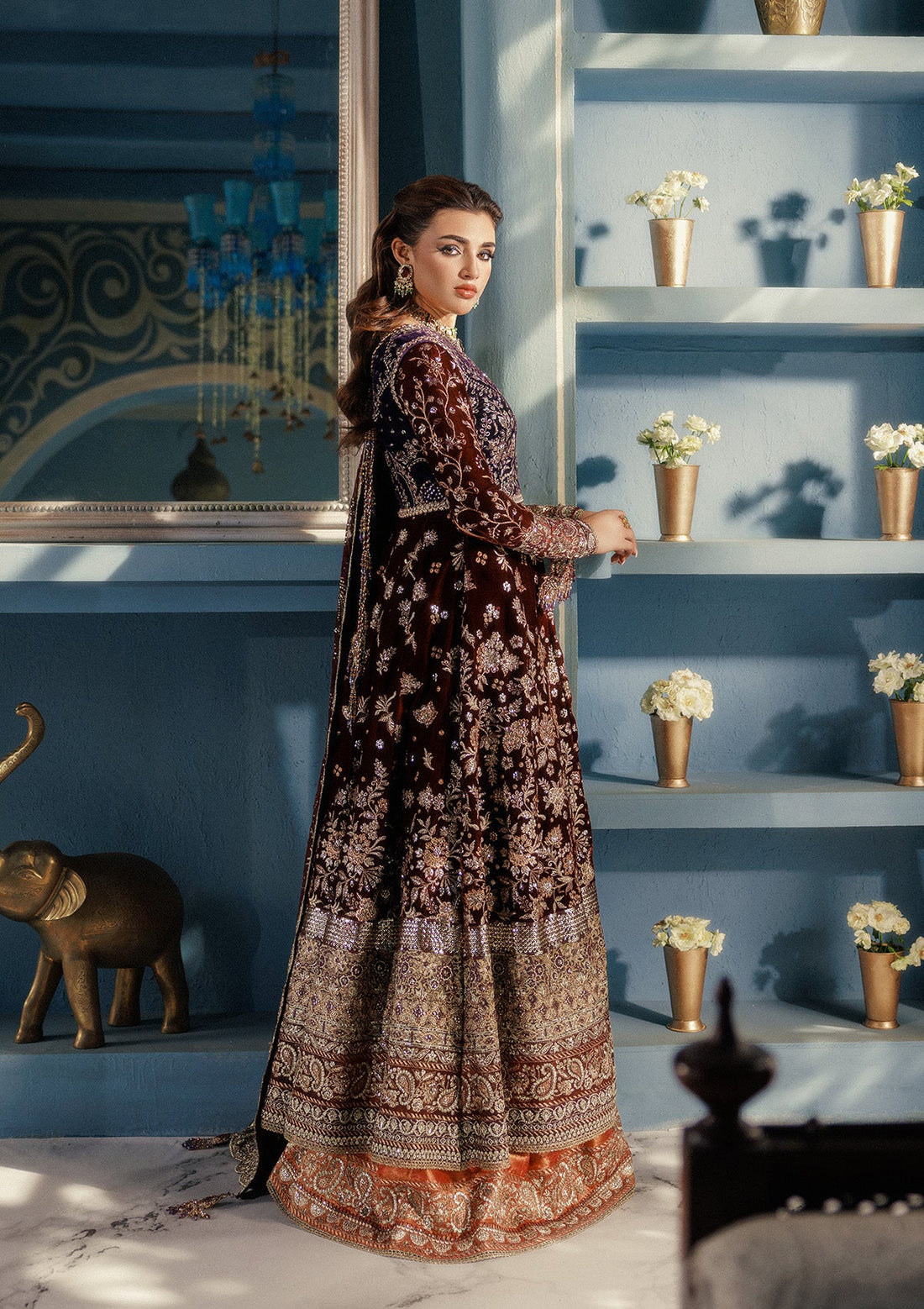 Aik Atelier | Udaipur Velvet 25 | LOOK 03