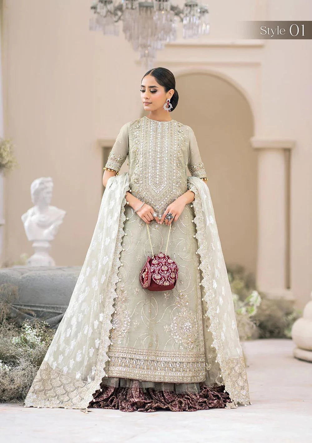 Aik Atelier | Wedding Festive 23 | 04 - Khanumjan  Pakistani Clothes and Designer Dresses in UK, USA