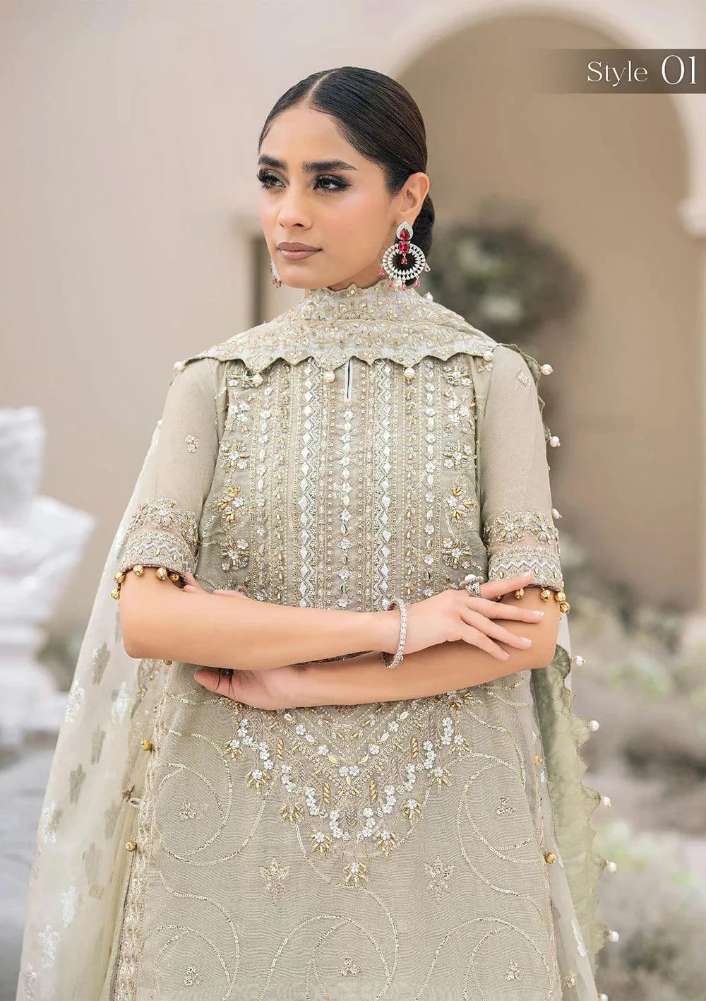 Aik Atelier | Wedding Festive 23 | 04 - Khanumjan  Pakistani Clothes and Designer Dresses in UK, USA