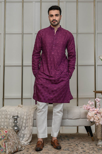 Pakistani Menswear | Ansab Jahangir | PURPLE PASSION - Khanumjan Pakistani Clothes and Designer Dresses in UK, USA