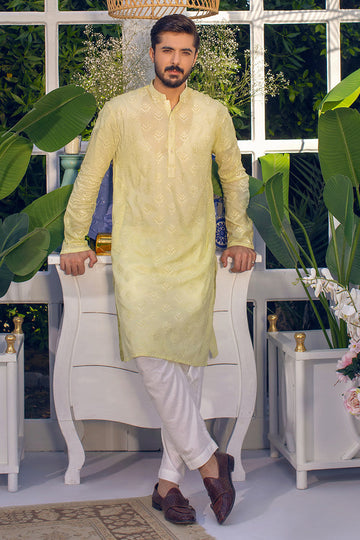 Pakistani Menswear | Ansab Jahangir | LEMON DROP - Khanumjan Pakistani Clothes and Designer Dresses in UK, USA