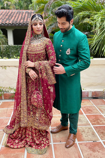 Pakistani Menswear | Ansab Jahangir | SULTAN - Khanumjan Pakistani Clothes and Designer Dresses in UK, USA