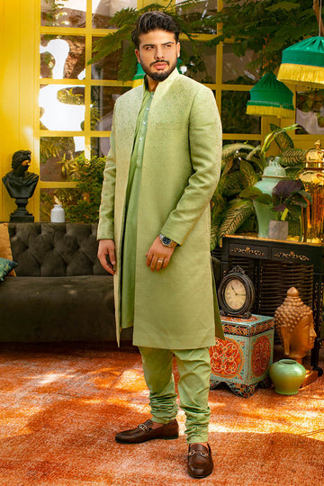 Pakistani Menswear | Ansab Jahangir | MINT AURA - Khanumjan Pakistani Clothes and Designer Dresses in UK, USA