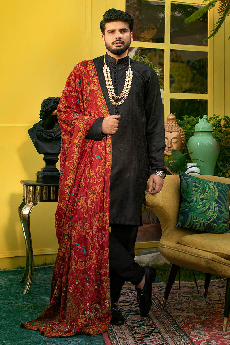 Pakistani Menswear | Ansab Jahangir | BLACK PASSION - Khanumjan  Pakistani Clothes and Designer Dresses in UK, USA