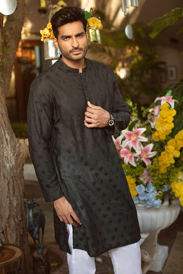 Pakistani Menswear | Ansab Jahangir | CHECKMATE - MAN - Khanumjan Pakistani Clothes and Designer Dresses in UK, USA