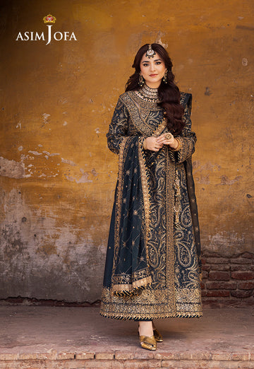 Asim Jofa | Chikankari Eid’24 | AJCE-03 - Khanumjan Pakistani Clothes and Designer Dresses in UK, USA